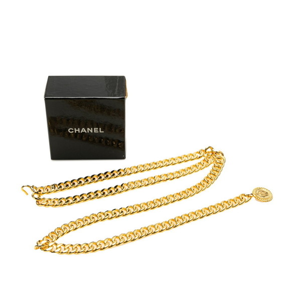 CHANEL 31 RUE CAMBON Gold Plated Cambon Chain Belt - Picture 5 of 6